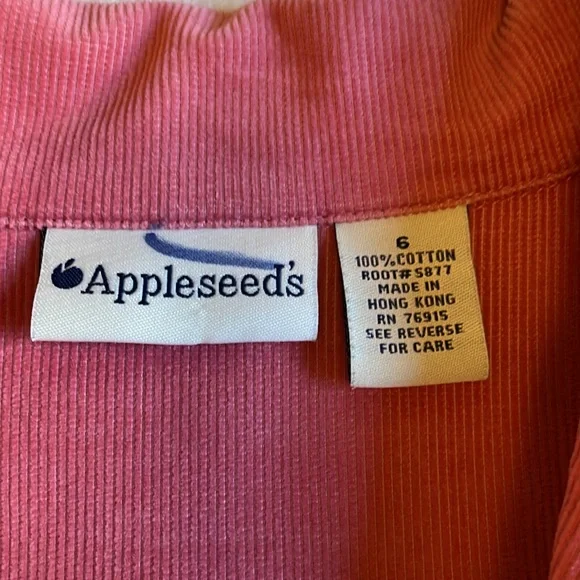 Appleseed’s Coral Corduroy Jacket Blazer. Size 6. - Picture 9 of 10